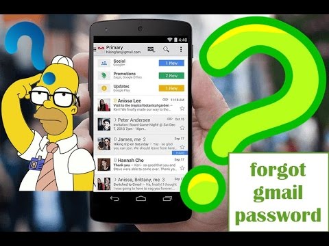 How to change gmail password in android phone?